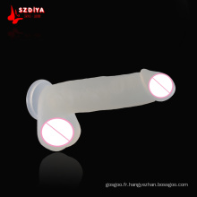 Dildo En Silicone Big Big Real Dildo artificiel pour femmes (DYAST421)